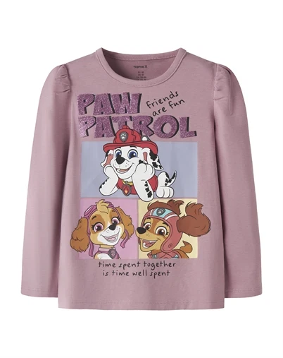 Name It - NMFArna Paw Patrol Langærmet Trøje - Lilas 